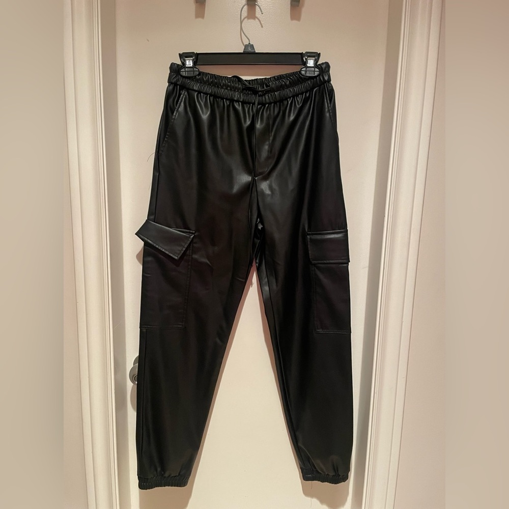 Bleach leather pants from Zara in excellent condition.